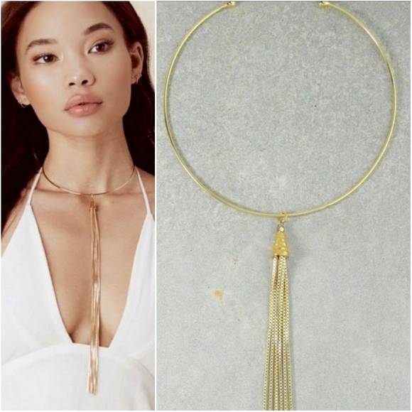 Vanessa Mooney Jewelry - VANESSA MOONEY // gold multi strand choker lariat